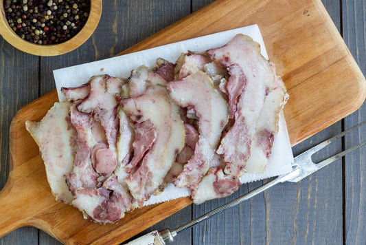 Pastured Heritage Thick Sliced Jowl Bacon