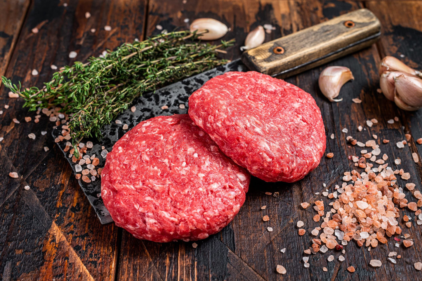 Premium 21 Day Dry Aged 1/3 lb 80/20 Beef Hamburger Patties