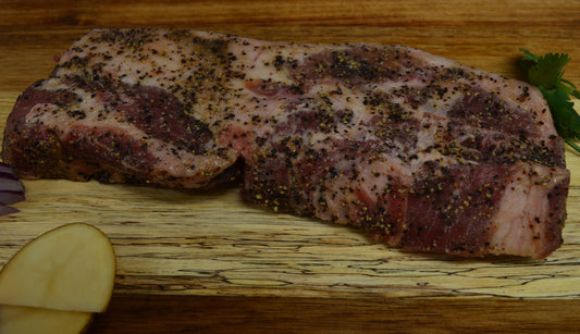 Bone in Pork Shoulder Steak - Jamaican Jerk Pre-seasoned