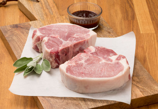 Thick Cut Bone In Pork Loin Chop 1.25"- 1.5" Thick
