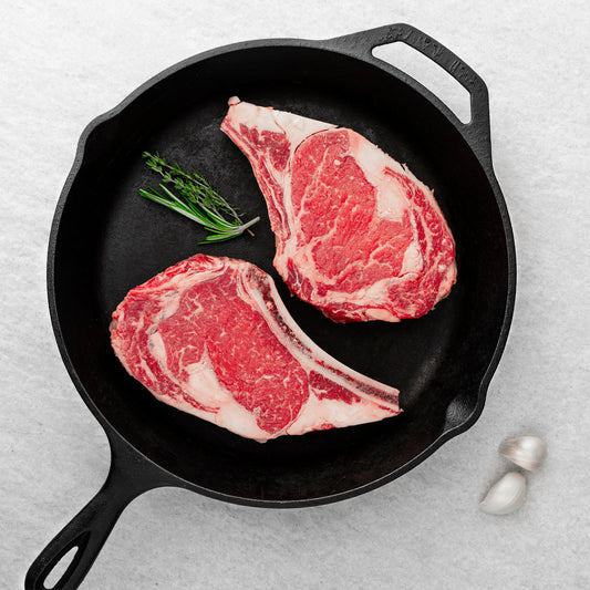 Ribeye Steak (Bone In) - 1.25" Thick - Dry Aged 21 Days