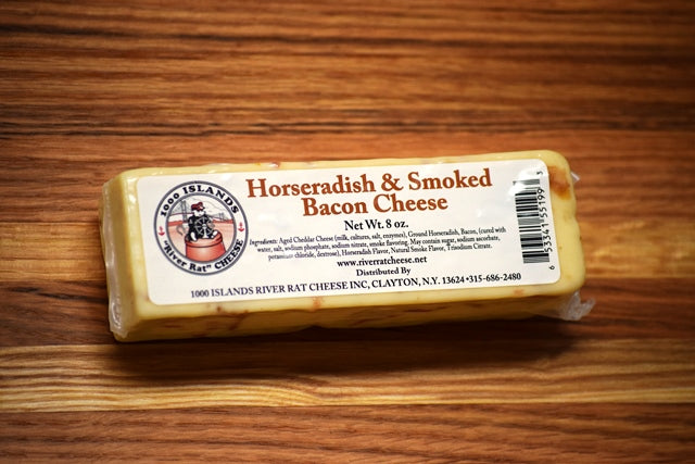 Horseradish & Smoked Bacon Cheddar - 8oz.