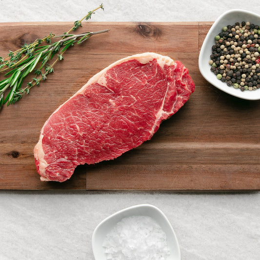 NY Strip Steak - 1.25" Thick - Dry Aged 21 Days